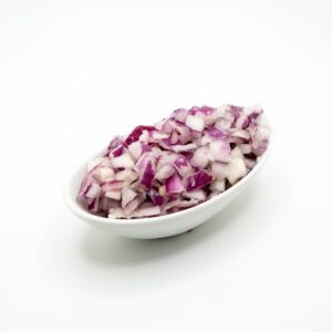ONION RED DICED 1/2