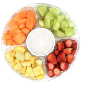 FRUIT TRAY W/ DIP (LRG)